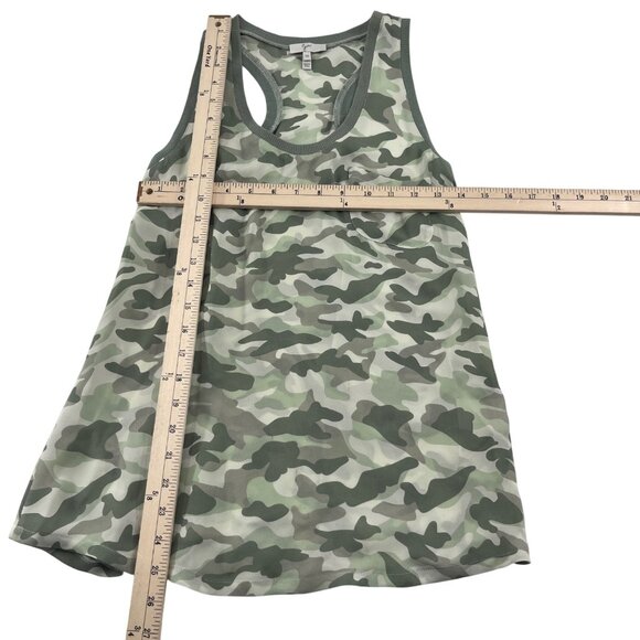 Joie XS Camo Silk Racerback Tank Top - Picture 2 of 5